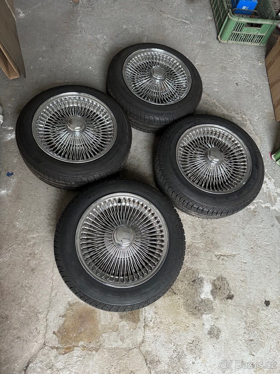 Drátěná pletená kola 4x100 r15