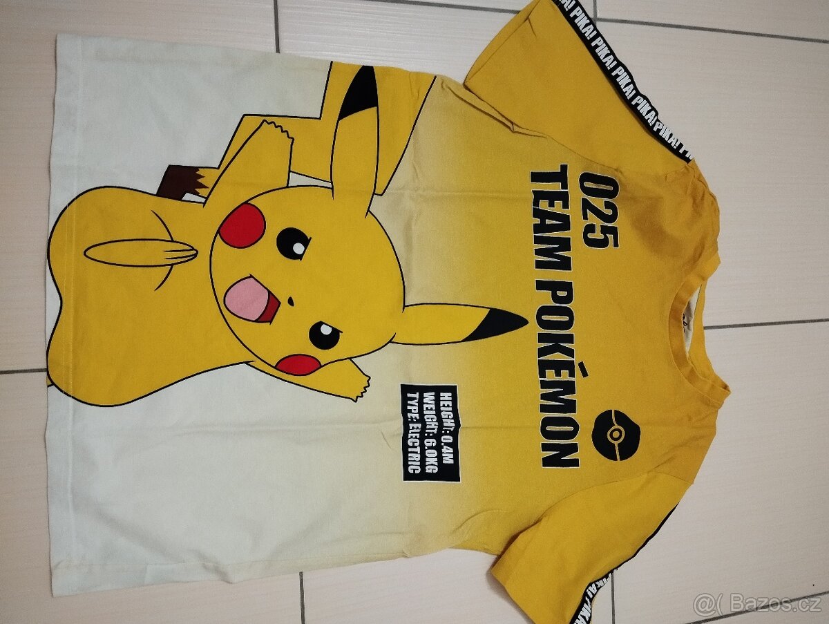 Triko Pokémon Pikachu vel. 170