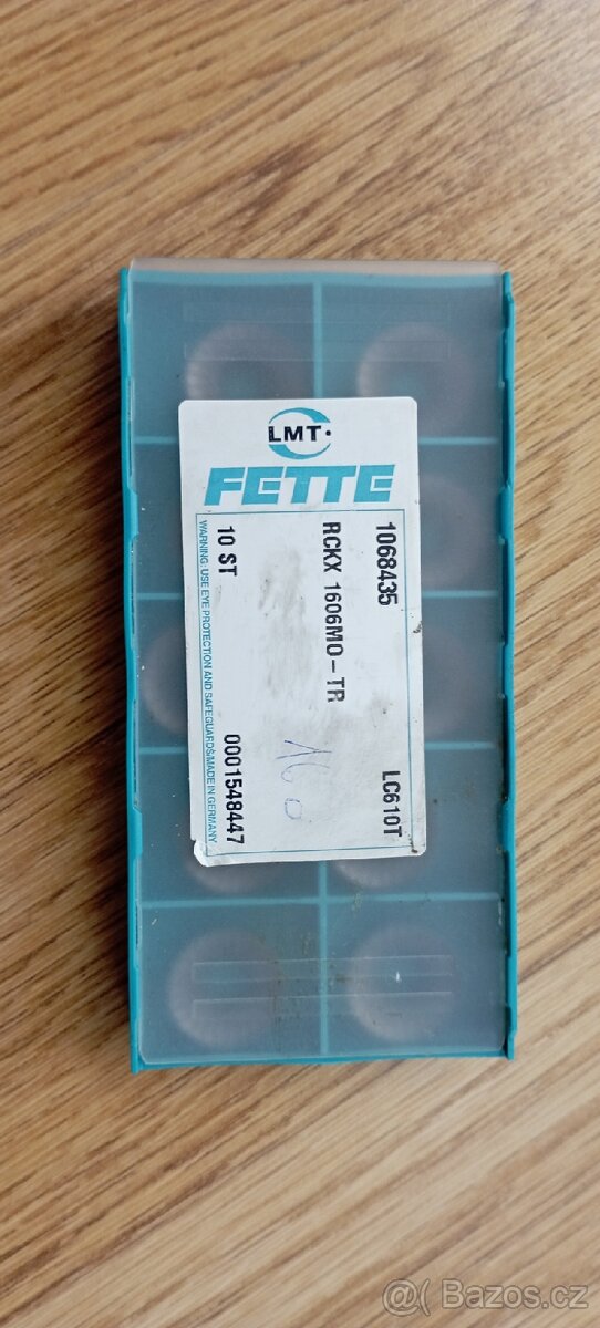 Frézovací Plátky vbd destičky Fette