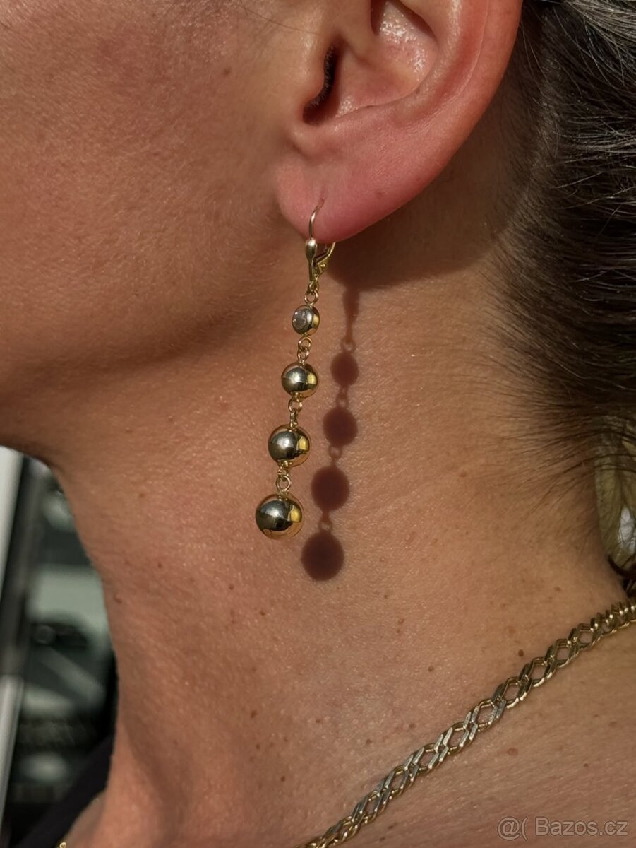 Zlaté náušnice 5,45g