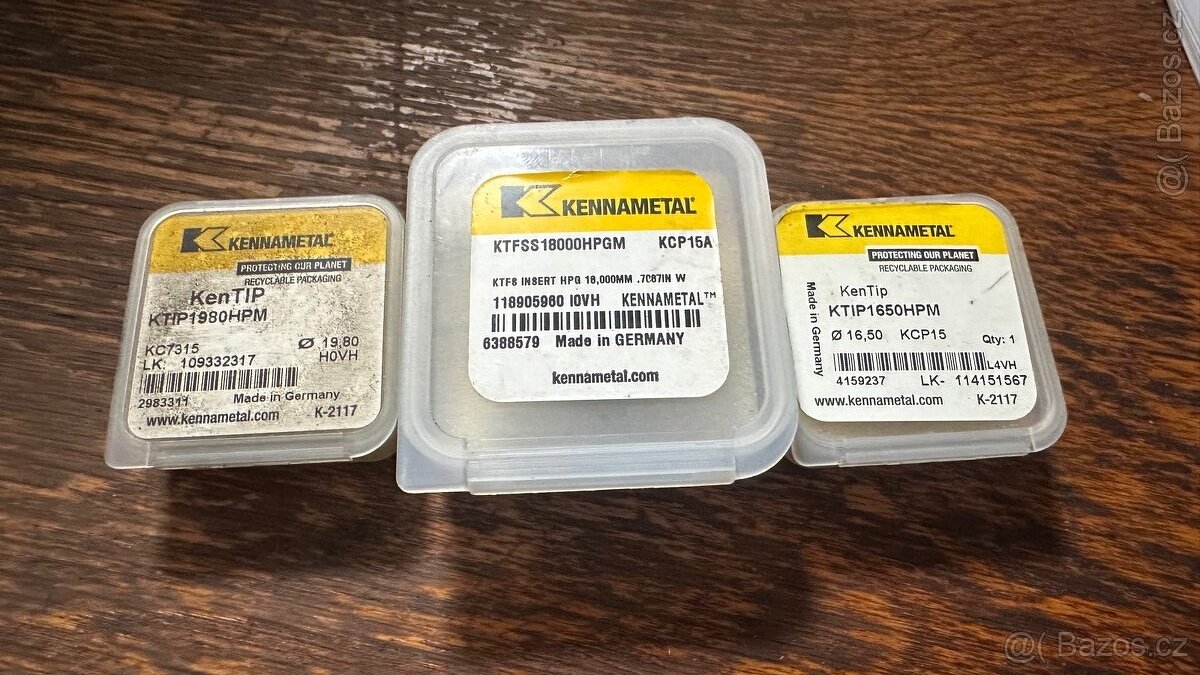 Korunky do vrtáku Kennamatal
