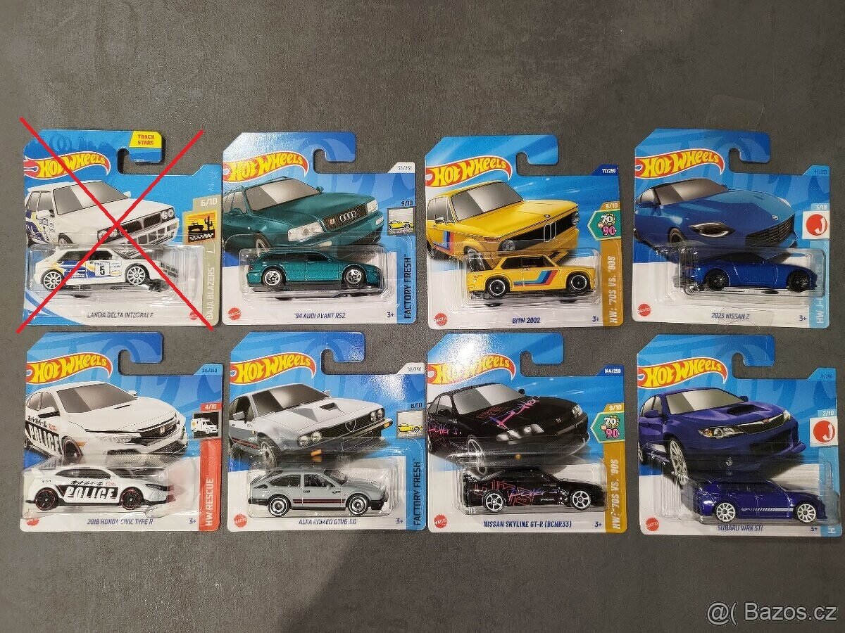 HotWheels angličáky