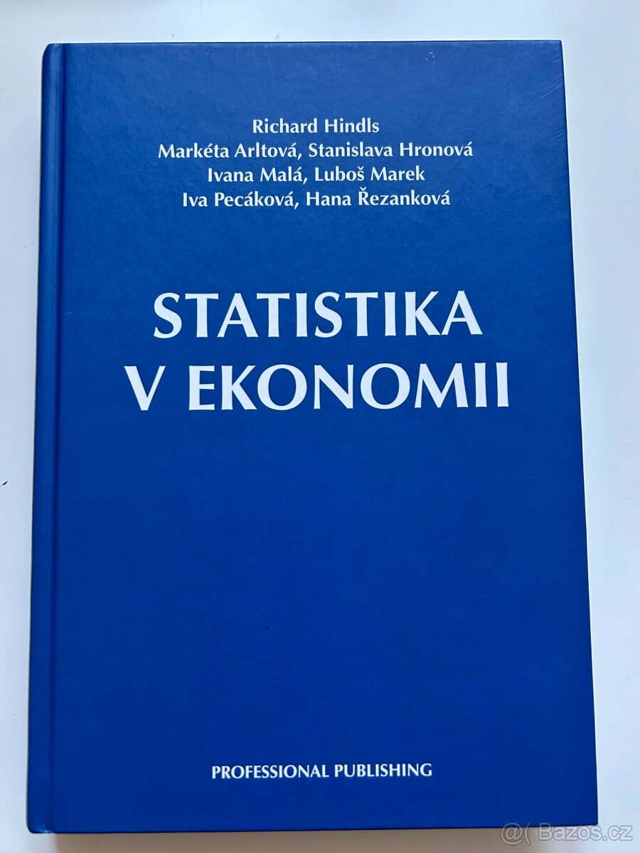 Učebnice Statistika v ekonomii - Hindls