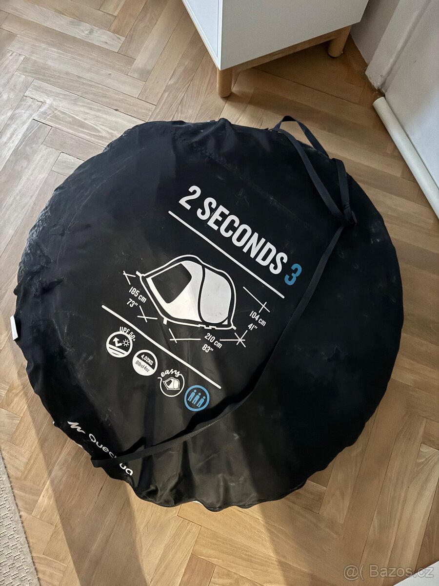 Samorozkládací stan 2 Seconds | 3 osoby - Quechucha