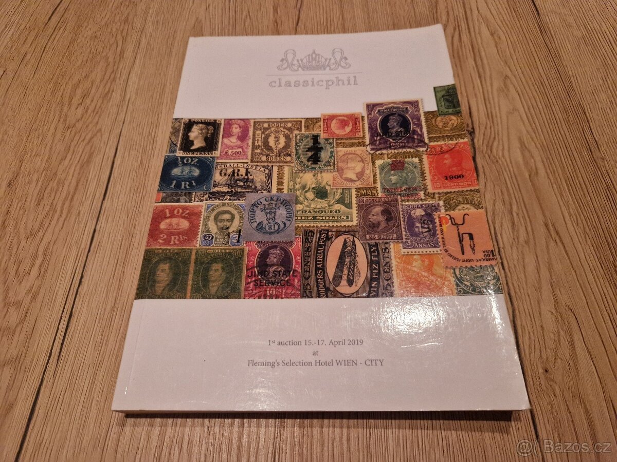 Poštovní známky - aukční katalog.