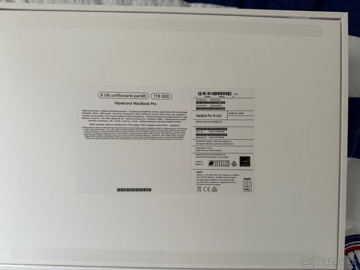 Macbook pro M3 2024 1tb