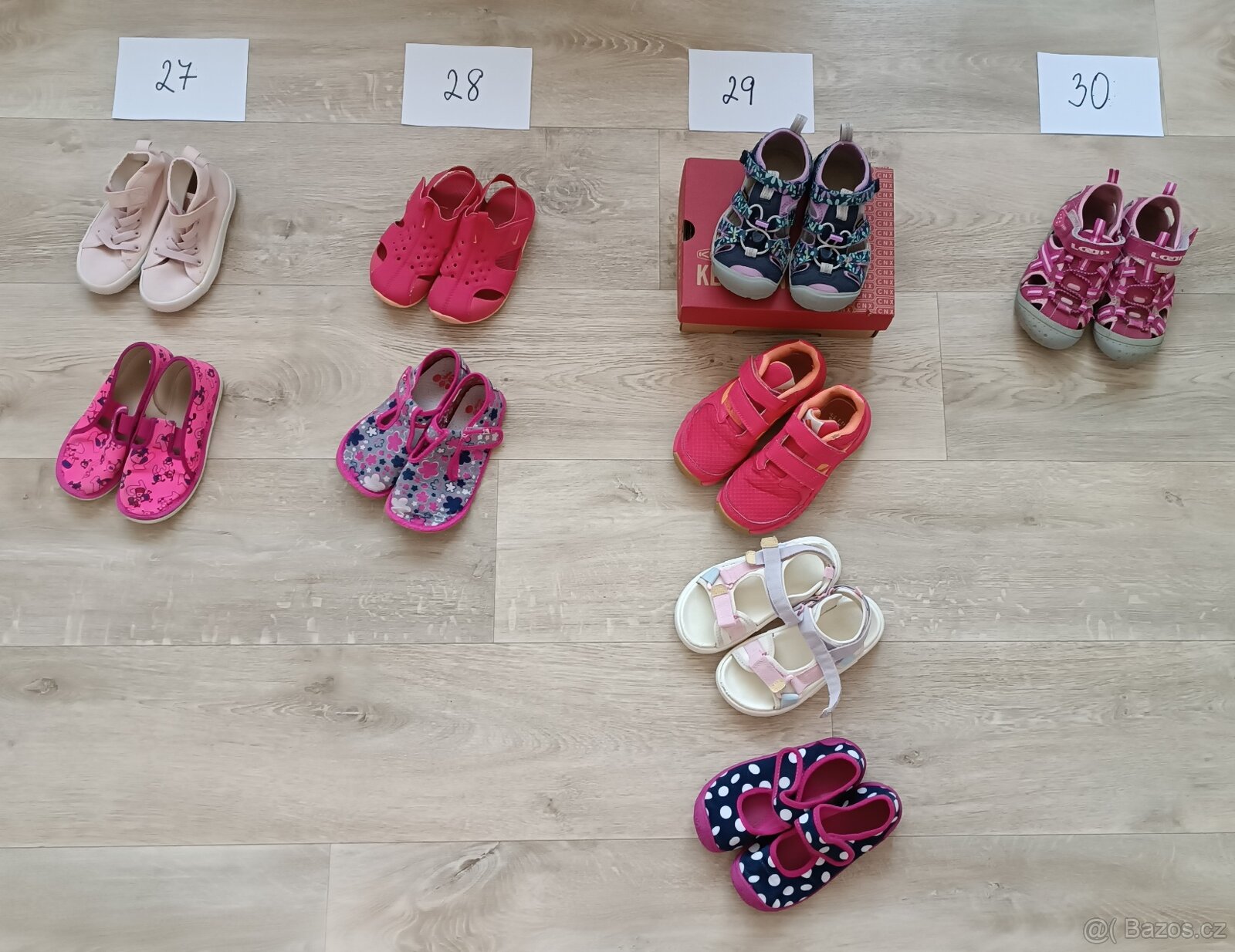 Dívčí jarní/letní obuv vel. 27, 28, 29, 30