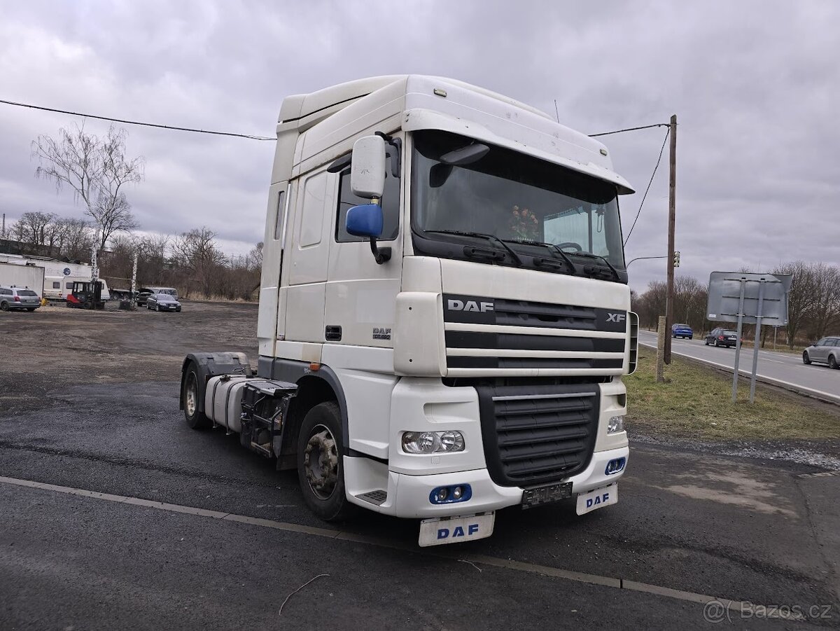 tahač DAF XF 105 460 r.2011, EURO 5, MANUÁL