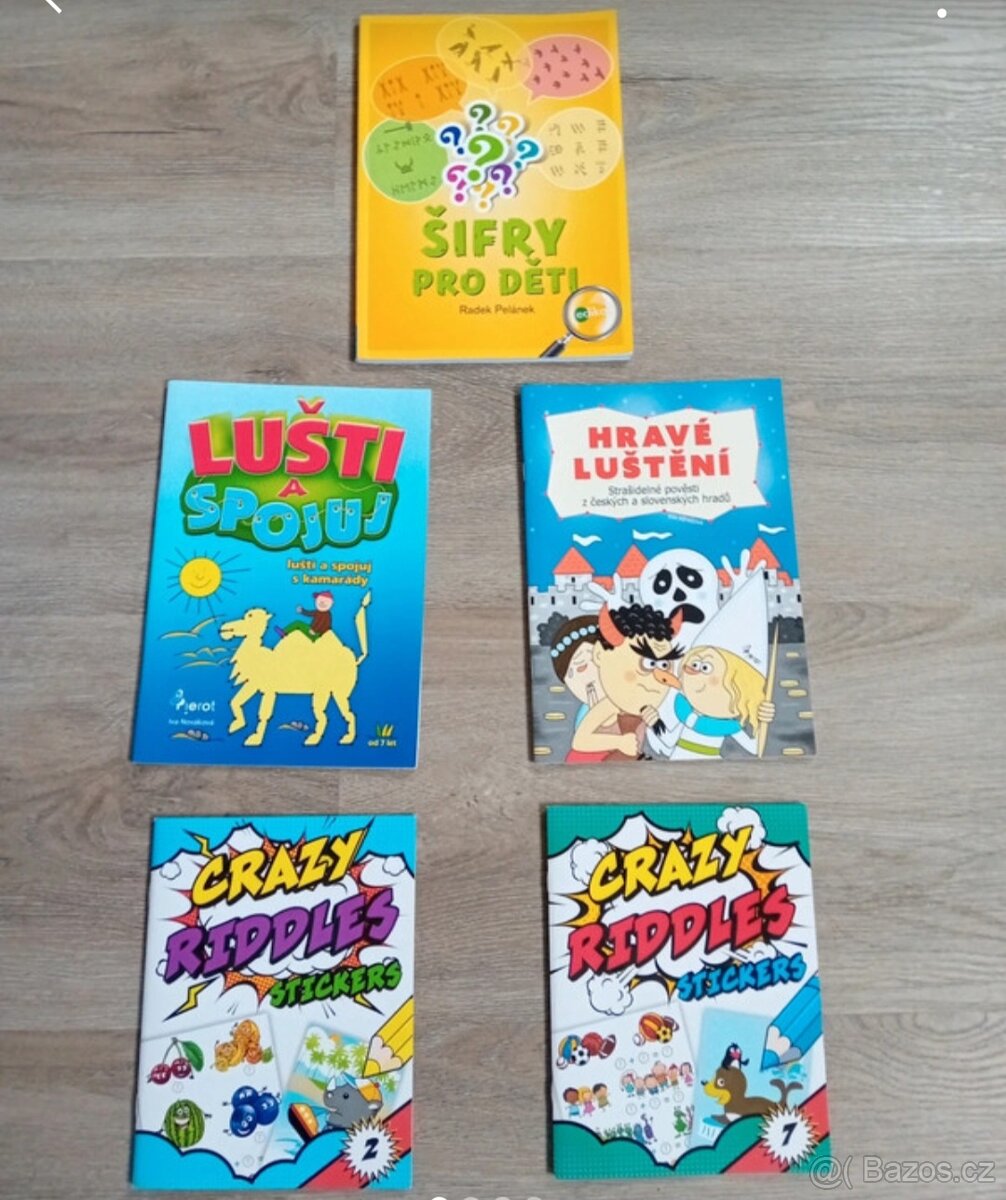 Set zábavných sešitů pro děti a mládež