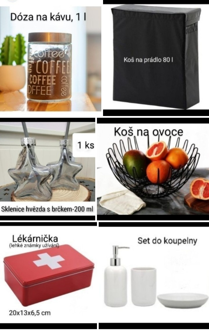 Mix věcí do domácnosti za 50,-