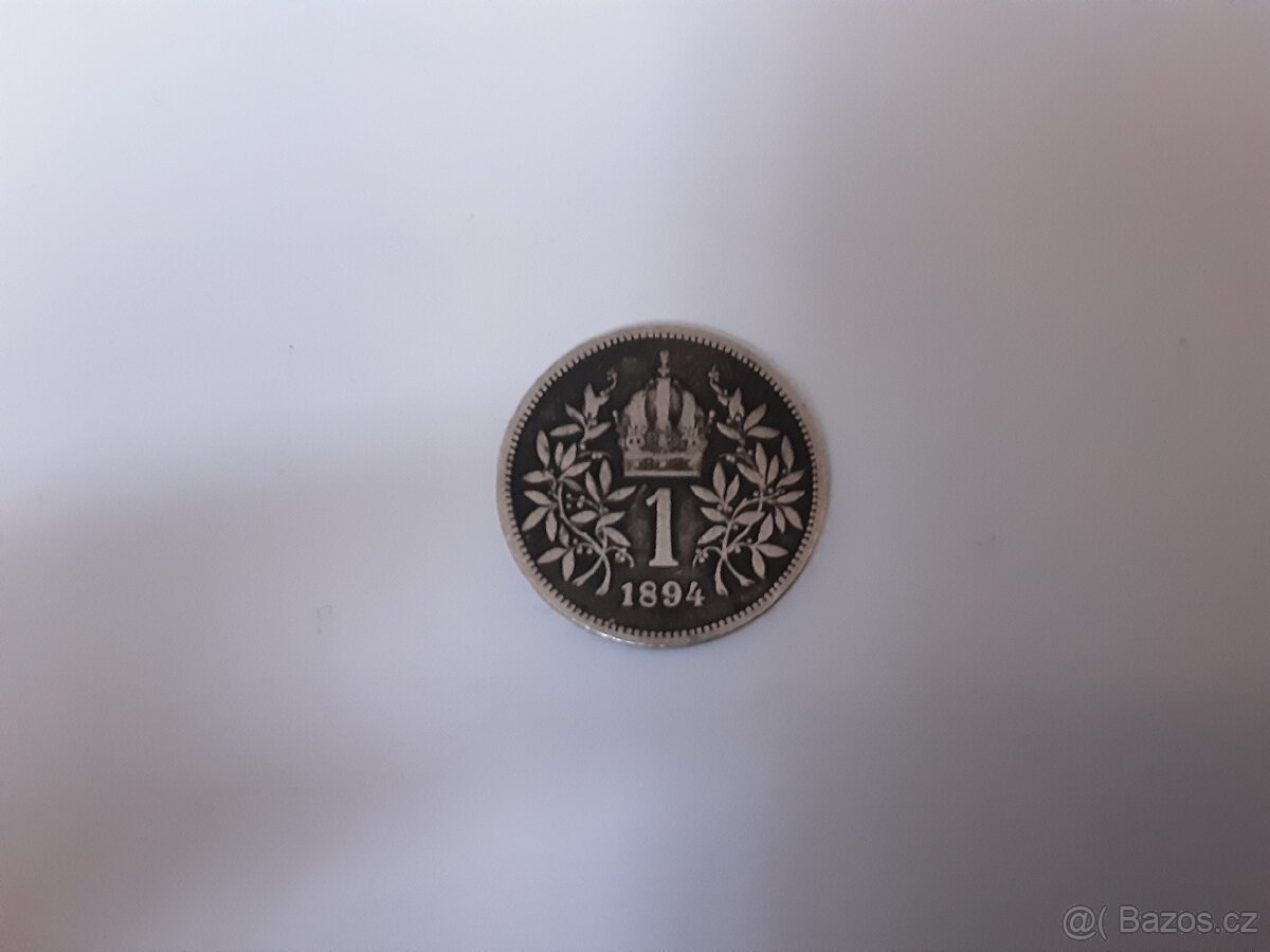 Rakousko - Uherské 1 k 1894 (stříbrná)