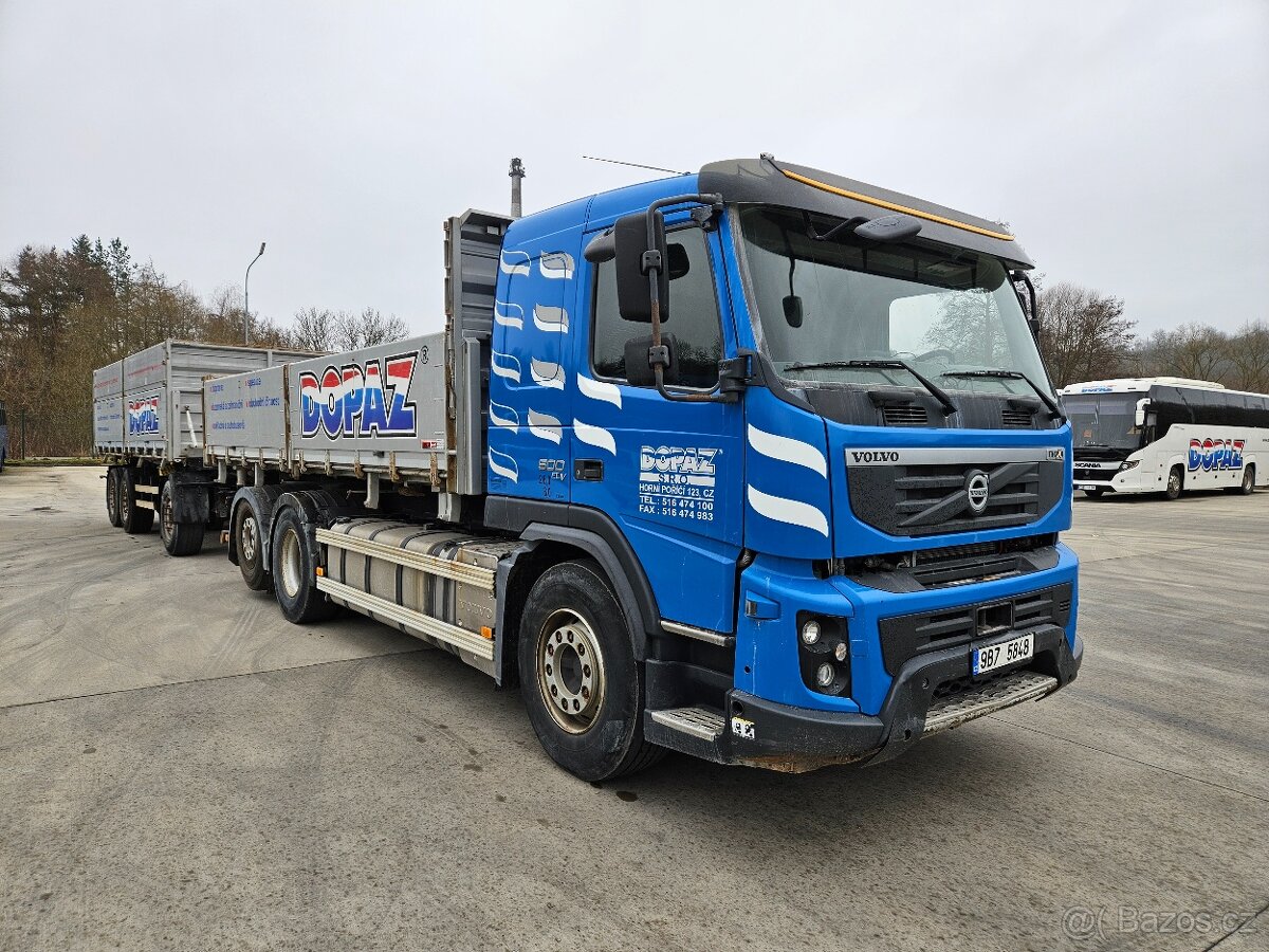 VOLVO FMX, 2014, 500HP, sklopka + přívěs Panav