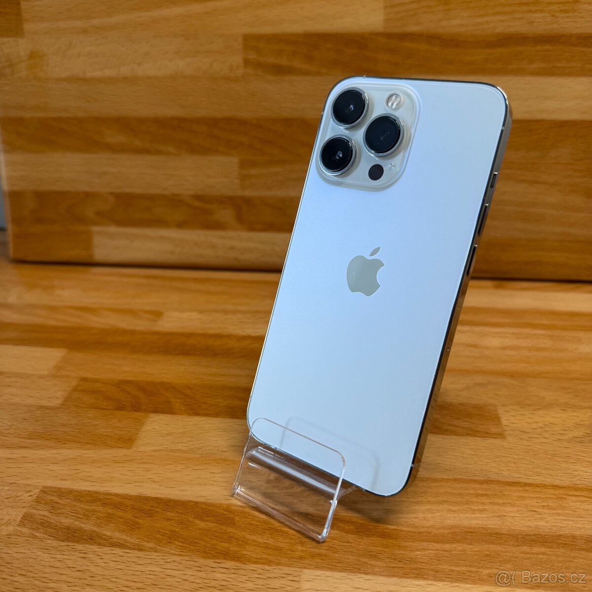 iPhone 13 Pro 128GB, bílý/ stříbrný (12 měsíců záruka)