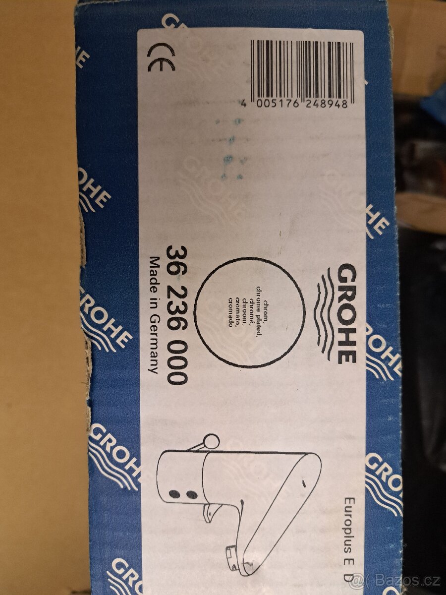Grohe Europlus E - Elektronická umyvadlová baterie, chrom 36