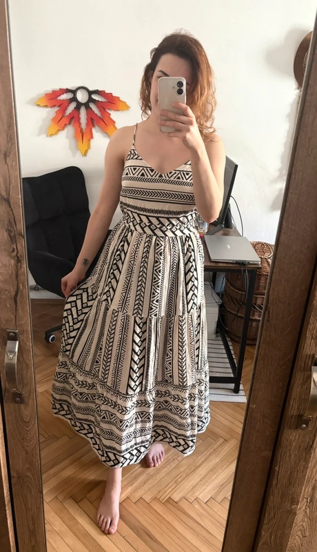 Bavlněné maxi šaty DICTHE, Vero moda, vel. 38