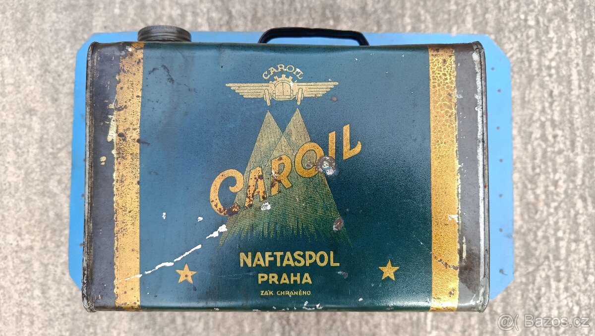 CAROIL- předválečná plechovka po oleji