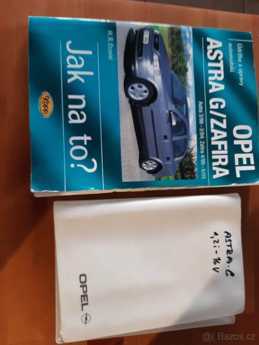 Servisní kniha Opel astra