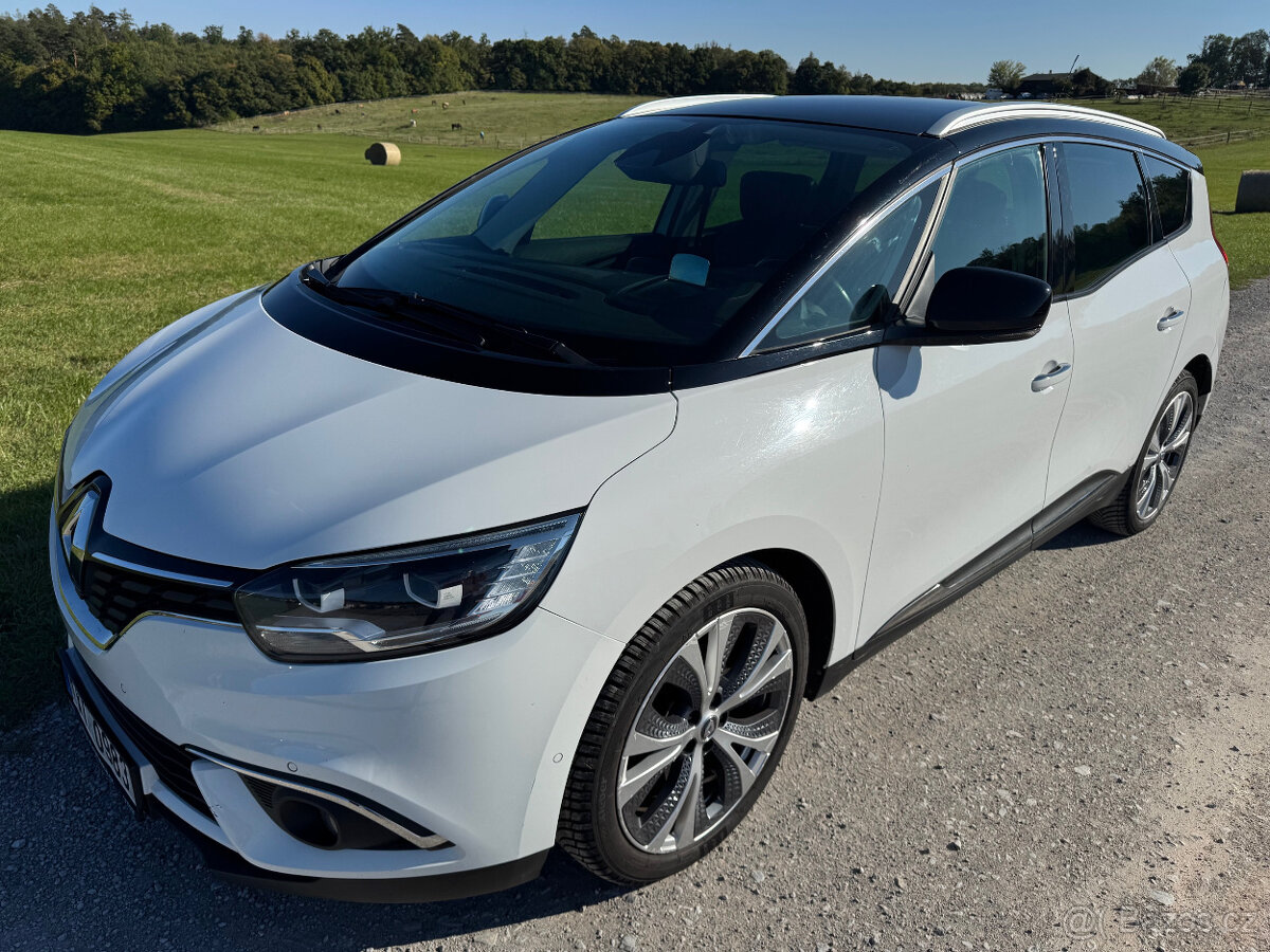 GRAND SCENIC 1.5dCi 81kW 7 MÍST PLNÁ VÝBAVA KOUPENO V ČR DPH