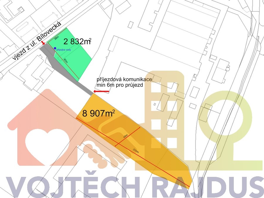 Prodej komerčního pozemku v Ostravě-Svinov