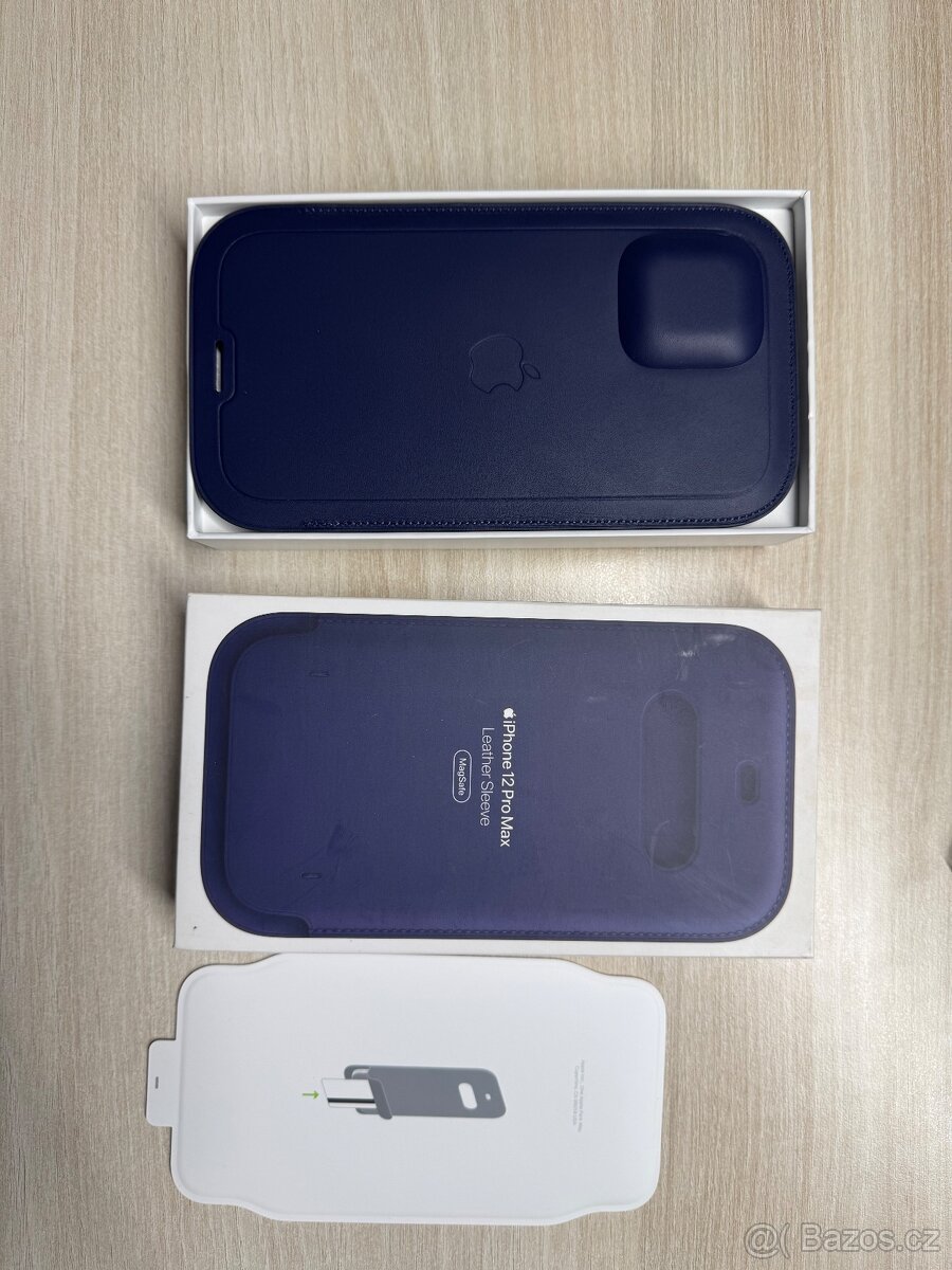 Prodám nové kožené Apple pouzdro sleeve modré original