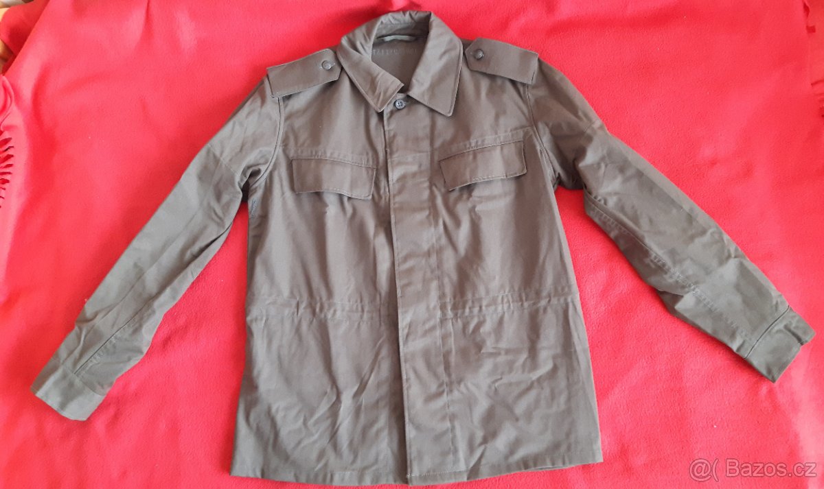 Vojenský pracovní kabát - dlouhý rukáv 80-léta
