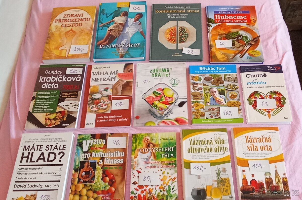 Mix knih - zdraví životní styl
