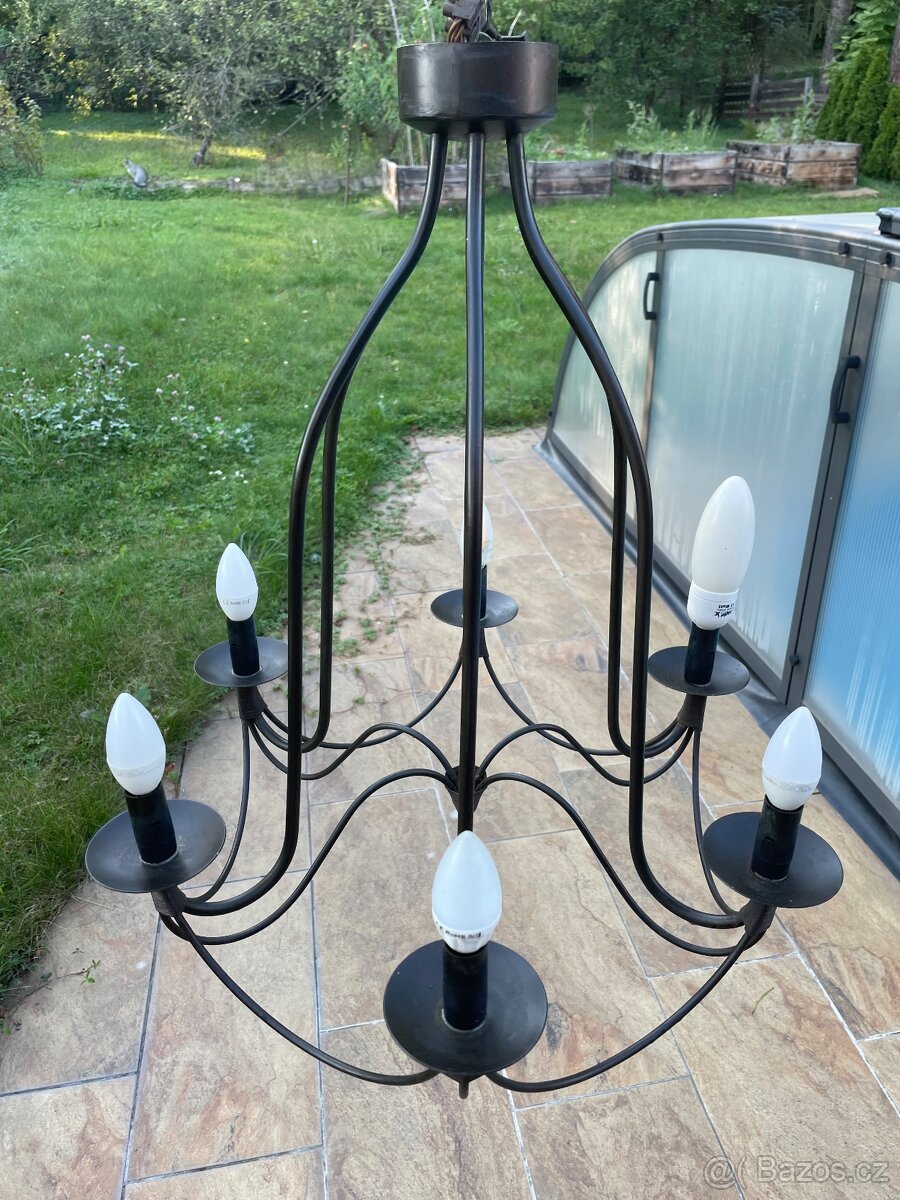 Rustikální lustry 4ks