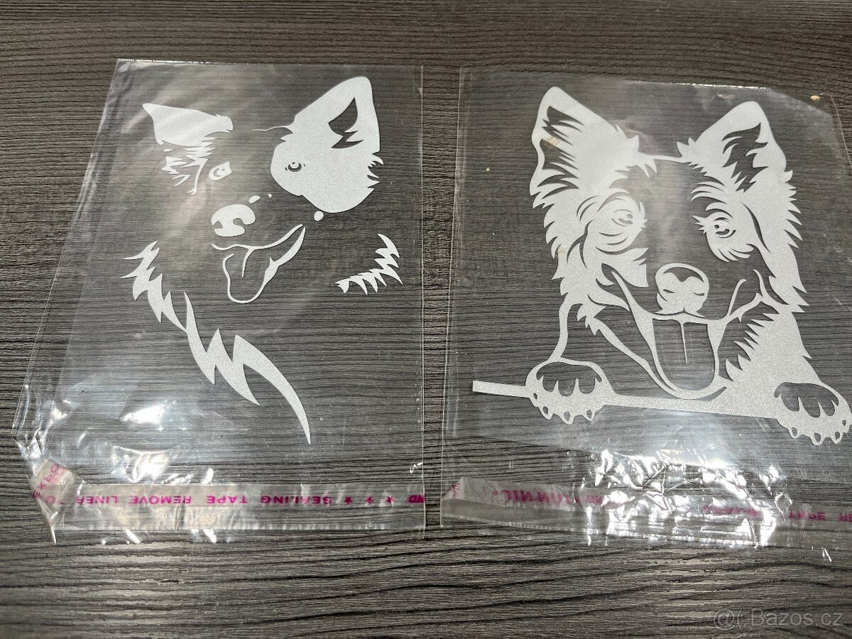 Nálepky na auto či sklo border kolie