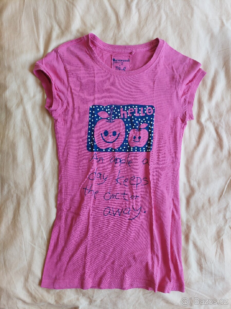 Tričko dívčí červené Reserved XS