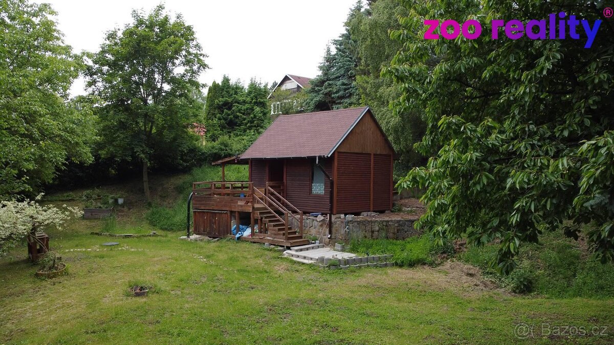 Chata, Dřevce, 1362 m2, okr. Litoměřice