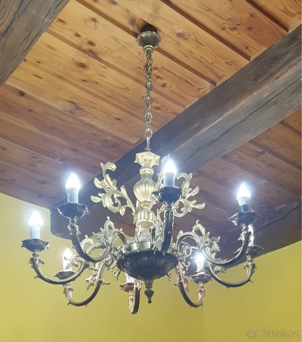 Historická mosazná svítidla