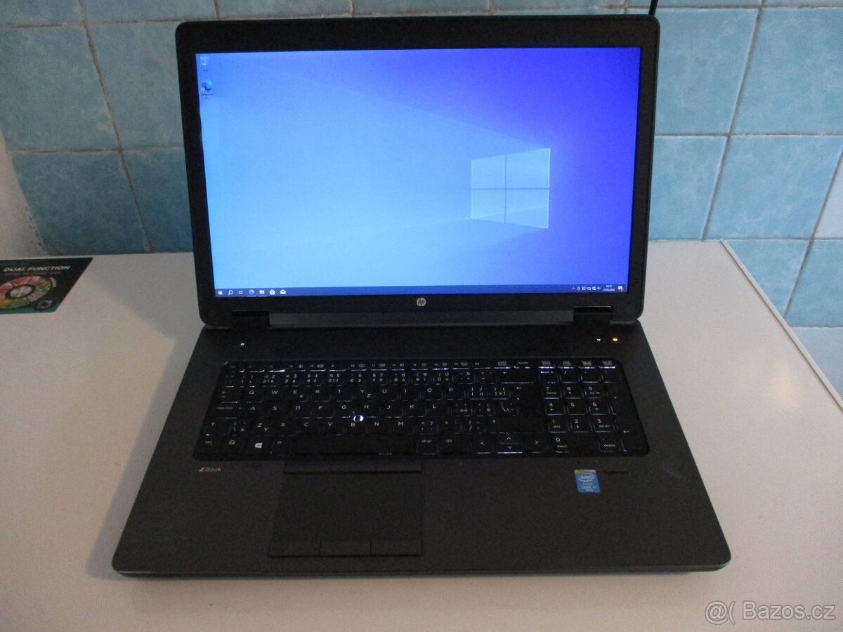 HP Zbook 17", intel i7, 16GB RAM, 240GB SSD, Nvidia 4GB