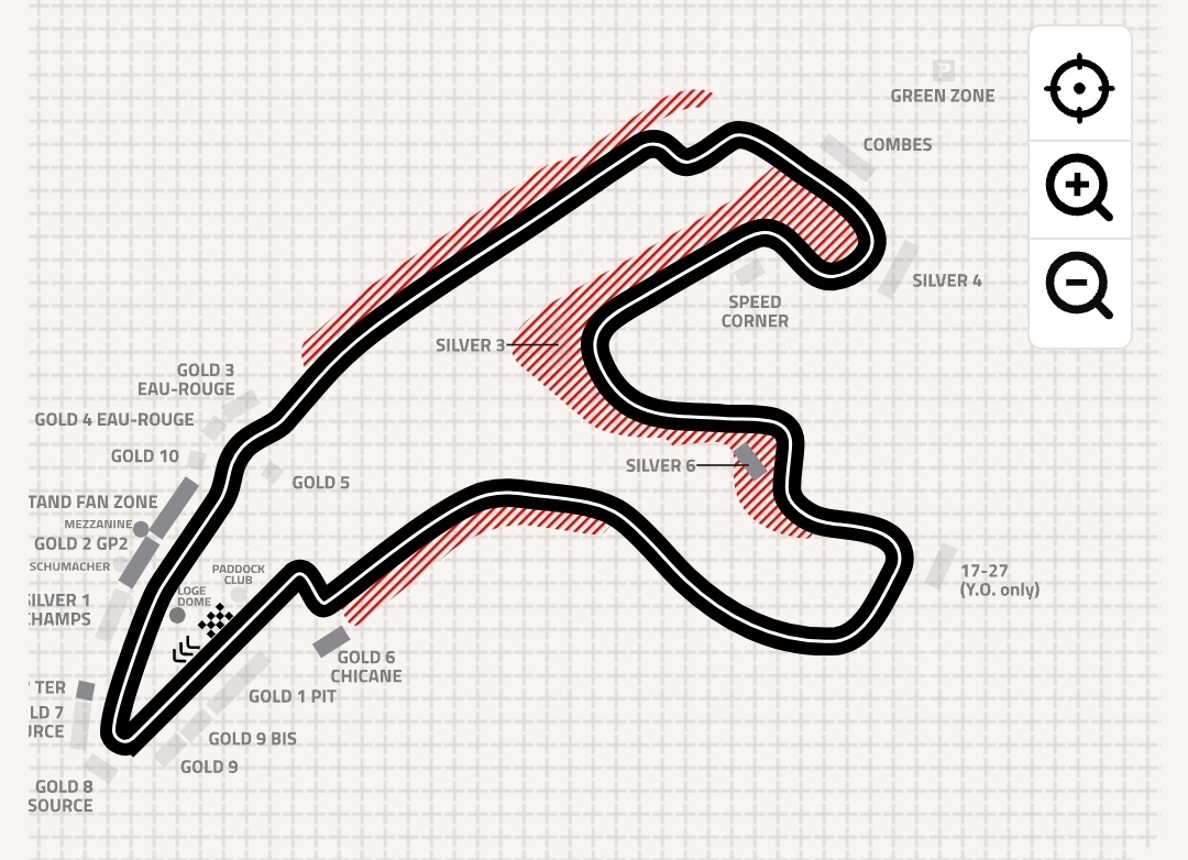 Vstupenky F1 VC Belgie, spa