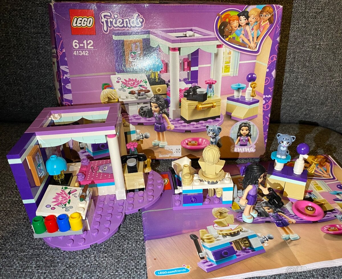 Lego Friends 41342 Emma a její luxusní pokojíček