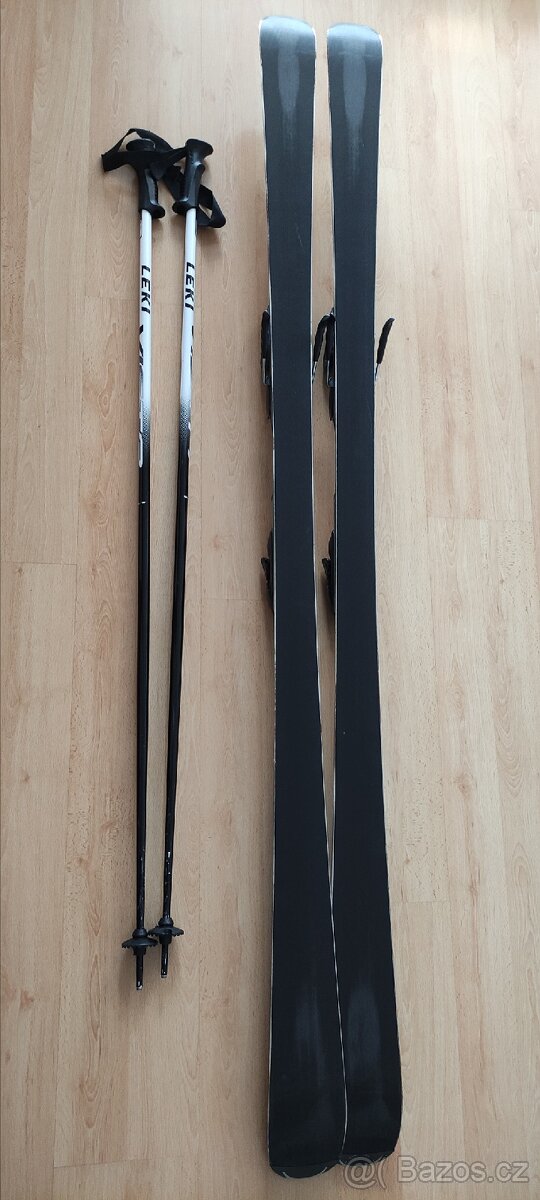Prodám lyže Atomic délka 180 cm,hůlky Leky, přilba