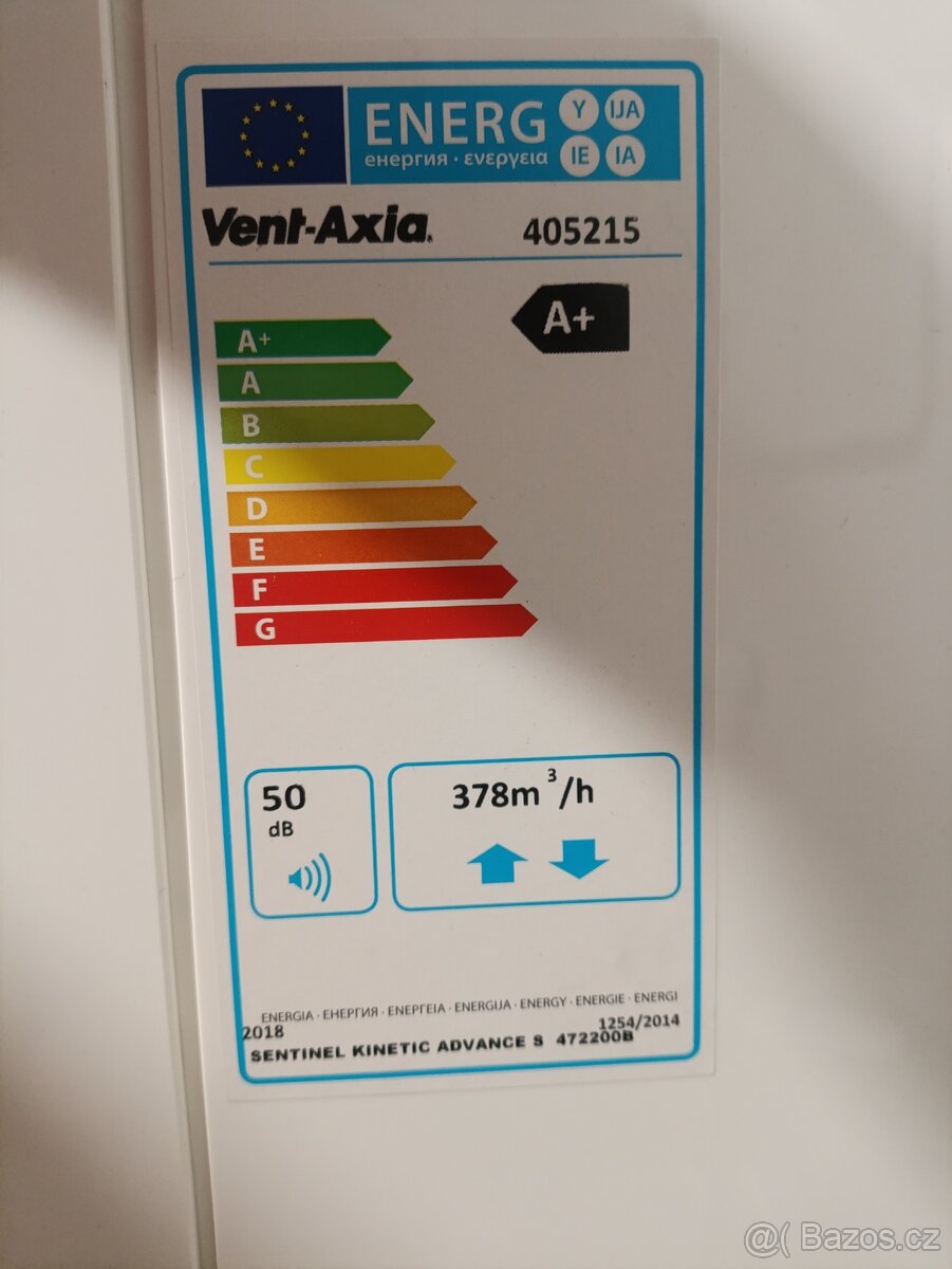 Prodám rekuperační jednotku Regulus