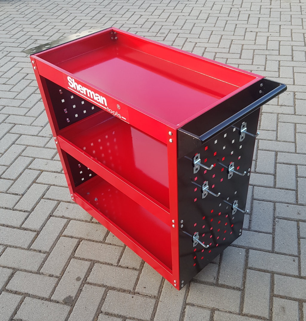 Dílenský manipulační vozík s bočními stěnami