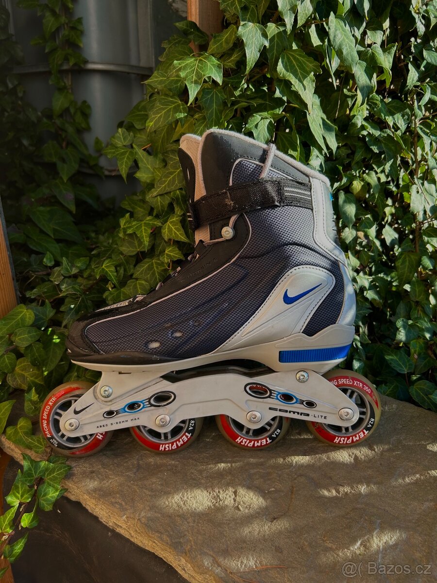 In-line brusle Nike N-Dorfin 6 – vel. 43, výborný stav