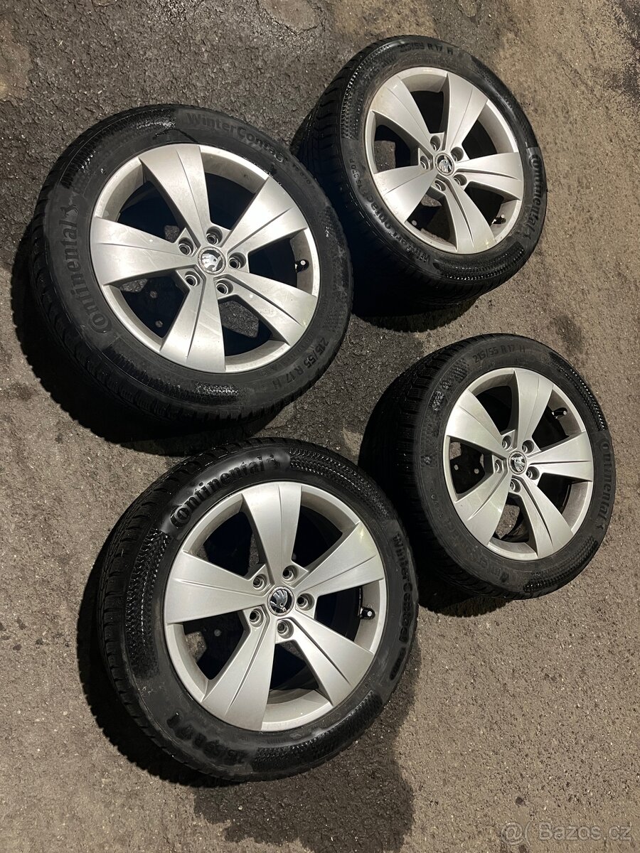 Alu kola 215/55 R17 Superb 3