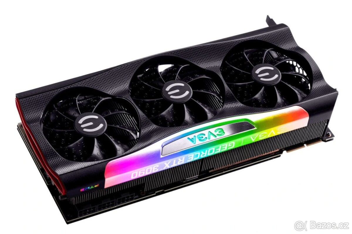 EVGA GeForce RTX 3090 FTW3 ULTRA GAMING 24GB top stav,záruka