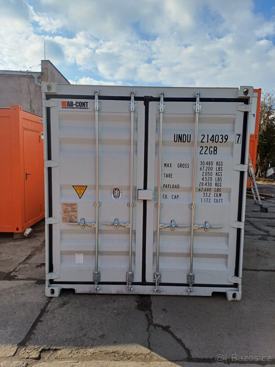 Lodní kontejner 20´ po první cestě, RAL 7035