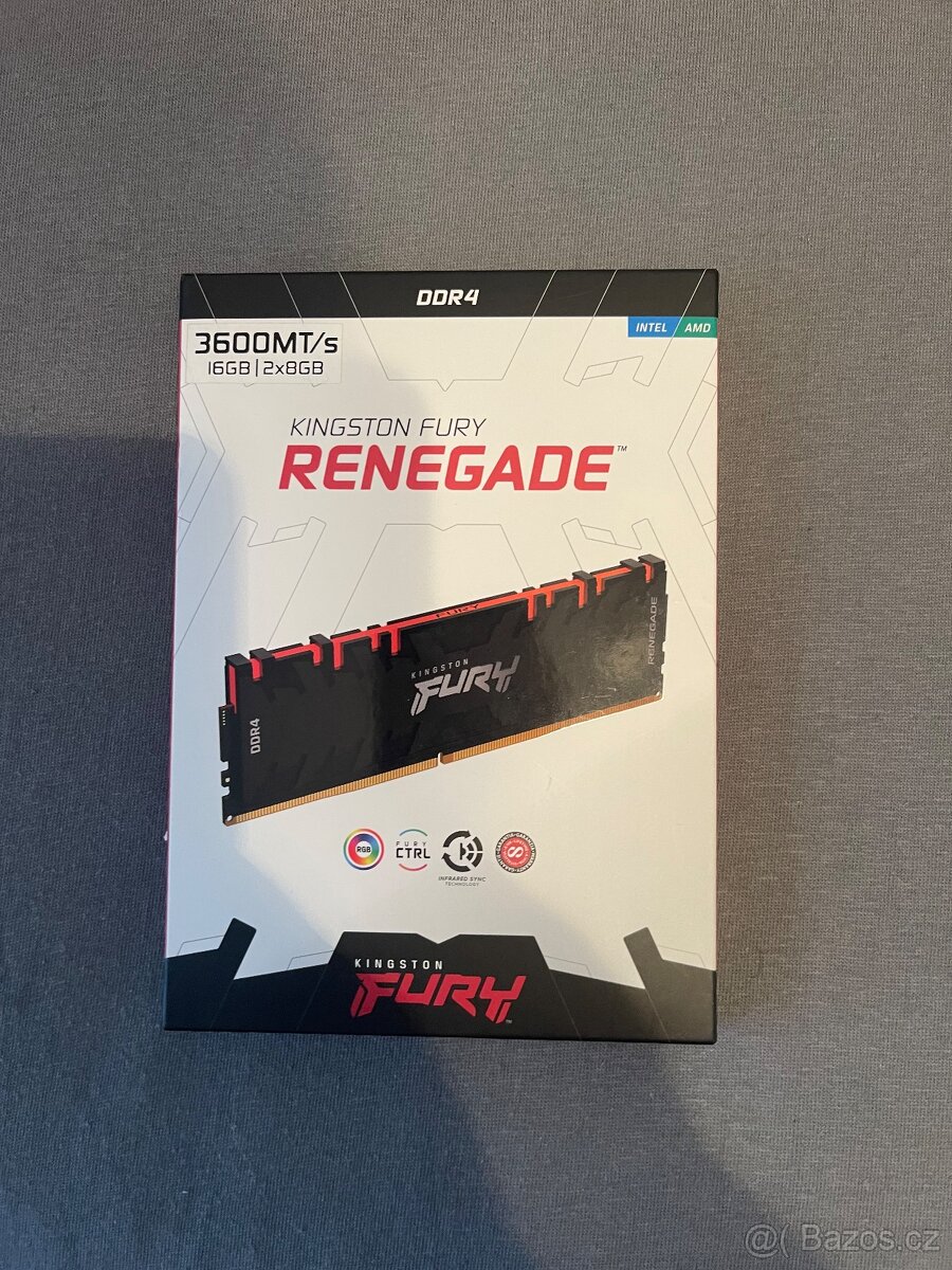 Kingston FURY Renegade RGB 16GB (2x8gb) DDR4 3600MHz CL 16