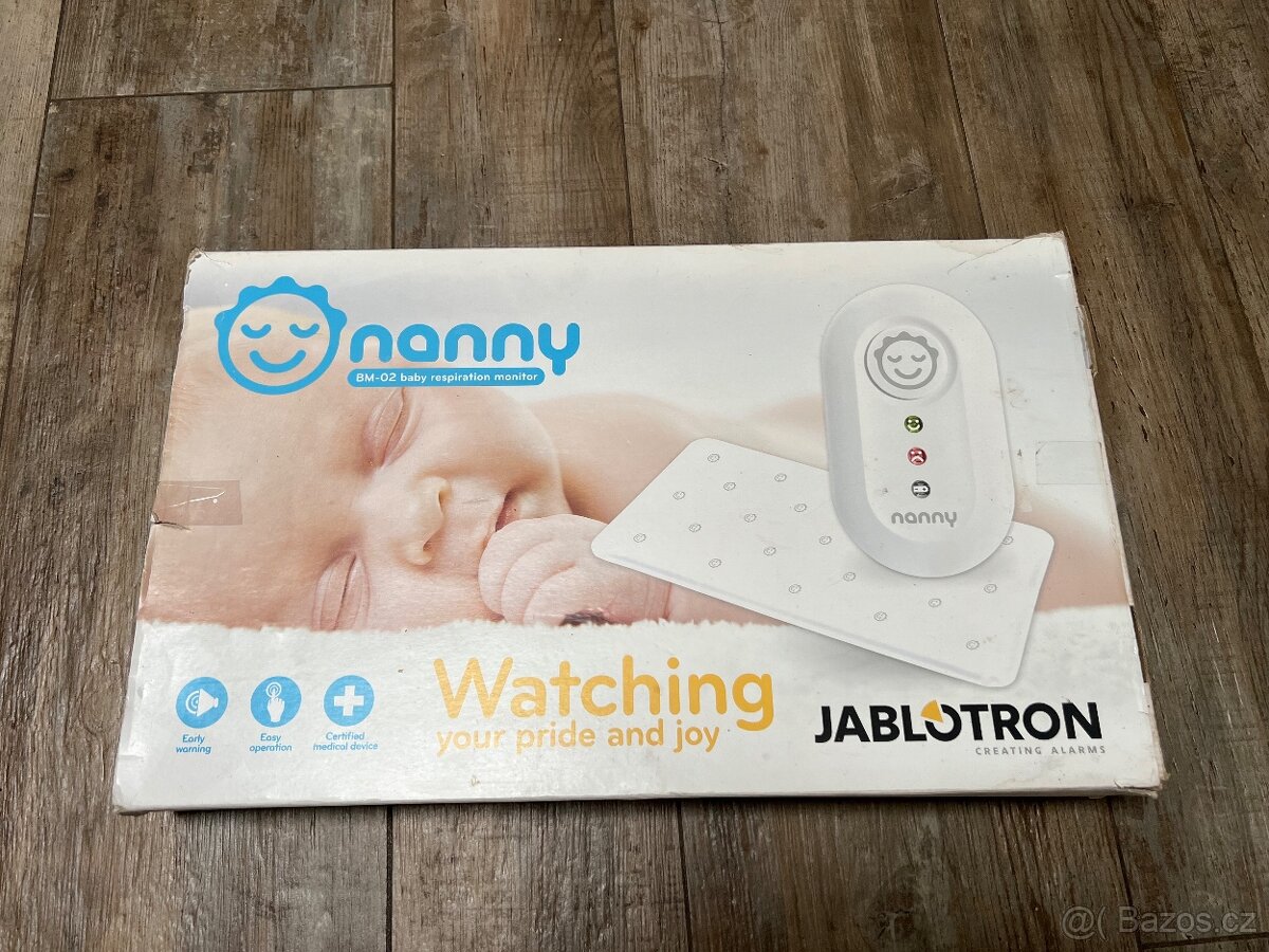 Monitor dechu Jablotron nanny