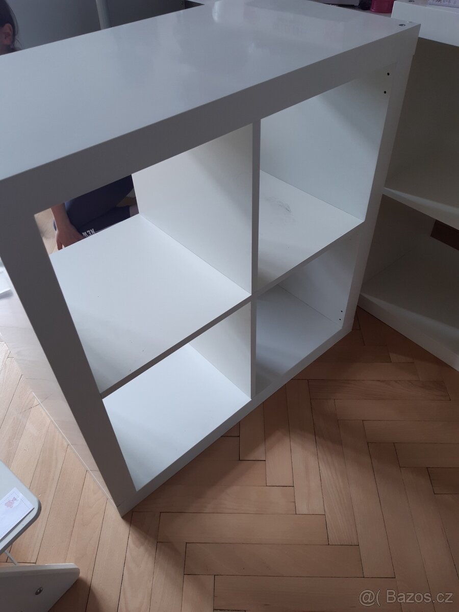 Kallax Ikea policový díl 2x2 bíly 2ks
