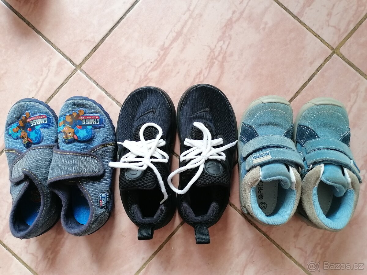 Dětská obuv vel. 23,26,27.Protetika,Nike.
