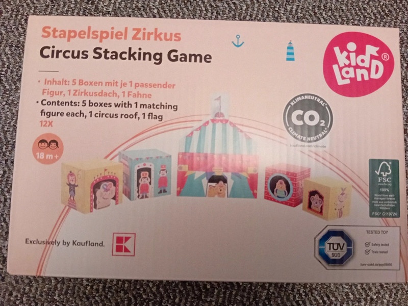hračka cirkus, nový.