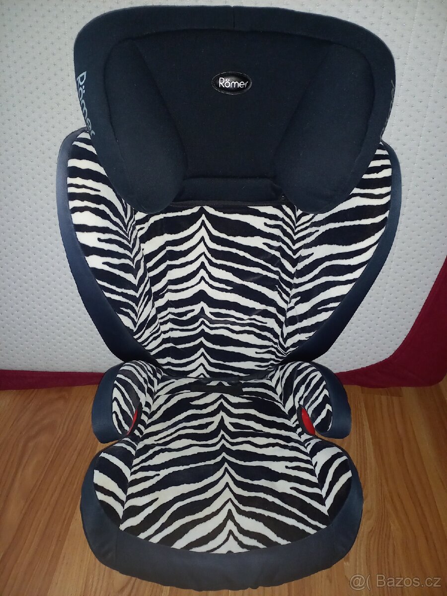 Rőmer Kidfix Isofix motiv Zebra 15-36kg/4-12let