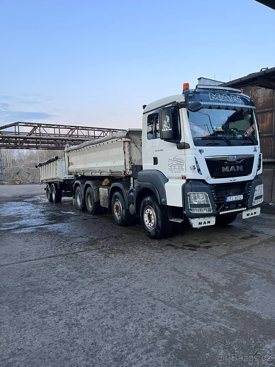 MAN TGS 35.480 8x4, Boardmatik, Lednice, Nezávislé topení