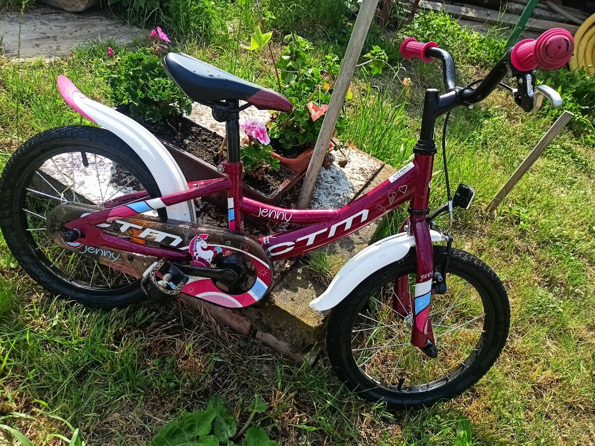Dětské dívčí kolo Jenny 8" v záruce