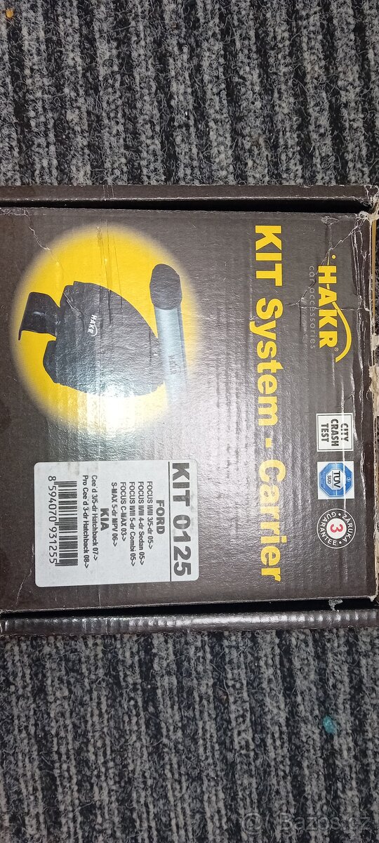 Střešní nosiš HAKR-Ford, Kia